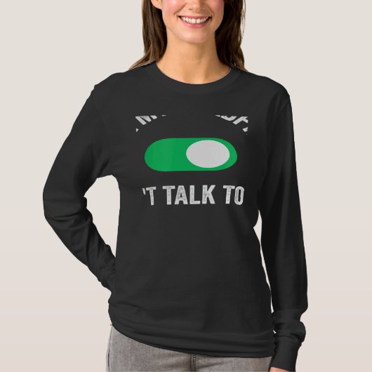 Workout don't talk to me t-shirt (Voorkant)