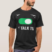 Workout don't talk to me t-shirt (Voorkant)