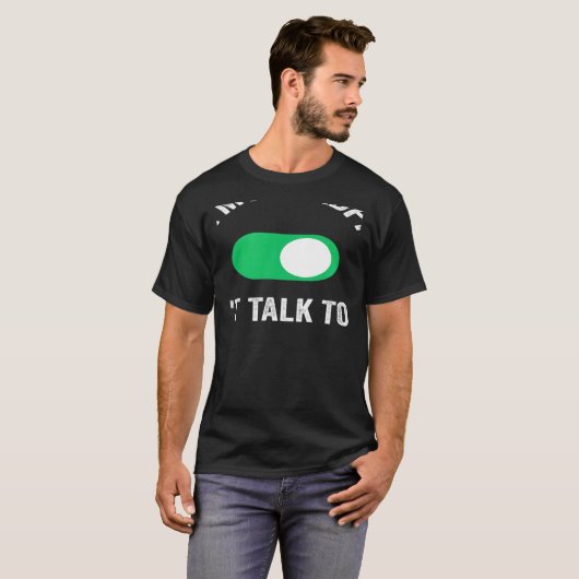Workout don't talk to me t-shirt (Voorkant volledig)