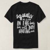 Workout draag t-shirt (Design voorkant)