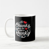 Workout Fitness Funny Chunky Is The New Hunky Grap Koffiemok (Links)