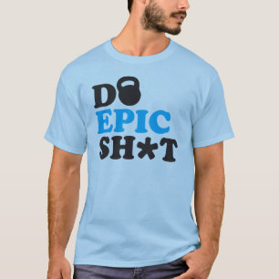 Workout Fitness Motivatie (Kettlebell) T-shirt