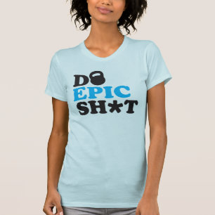 Workout Fitness Motivatie (Kettlebell) T-shirt