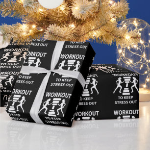 Workout Fitness Oefening Gym Cadeaupapier