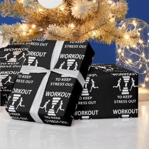 Workout Fitness Oefening Gym Cadeaupapier