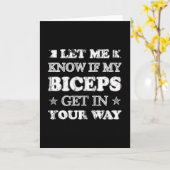 Workout Gym Fitness Oefening Sport Grappig geschen Kaart (Gele Bloem)