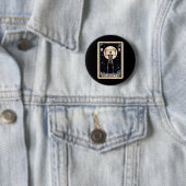 Workout Gym Gewichtheffen Grappig Halloween Skelet Ronde Button 5,7 Cm (In situ)