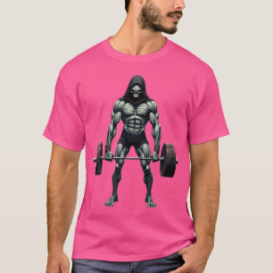 Workout Gym Grim Reaper Deadlift Gewichtheffen T-shirt