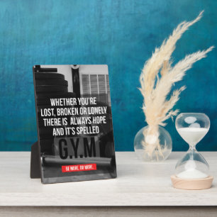 Workout Gym Motivatie Fotoplaat