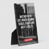 Workout Gym Motivatie Fotoplaat (Zijkant)