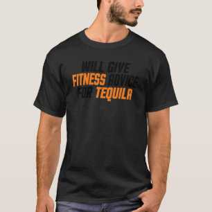 Workout Gym Trainer Geef Fitness advies voor de T-shirt