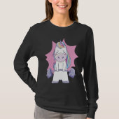 Workout Gym Unicorn T-shirt (Voorkant)
