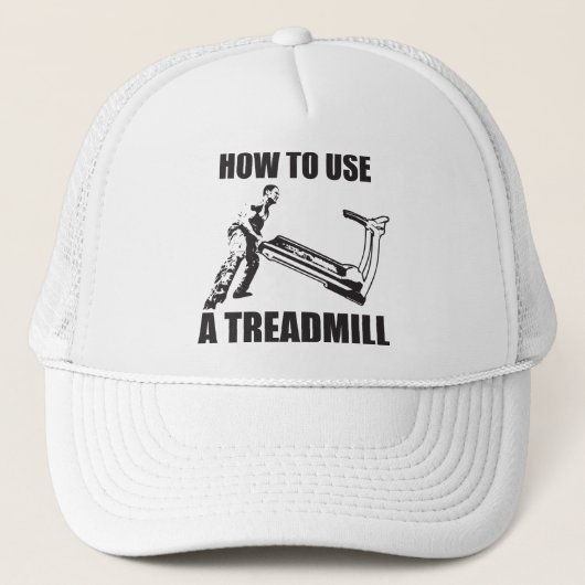 Workout Humor - How To Use A Treadmill Trucker Pet (Voorkant)