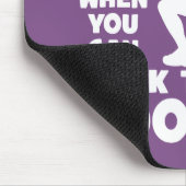 Workout Humor - Werk dat Booty, Women's Funny Gym Muismat (Hoek)