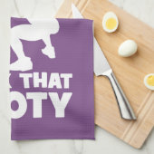 Workout Humor - Werk dat Booty, Women's Funny Gym Theedoek (Quarter Fold)