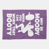 Workout Humor - Werk dat Booty, Women's Funny Gym Theedoek (Horizontaal)