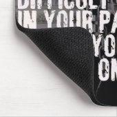 Workout Inspirerend woorden - Obstakels Muismat (Hoek)