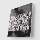 Workout Inspirerend woorden - Obstakels Vierkante Klok (Hoek)