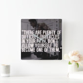 Workout Inspirerend woorden - Obstakels Vierkante Klok (Huis)