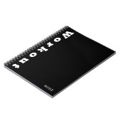 Workout Journal Fitness Planning Dieet & Gym Aange Notitieboek (Linkerzijde)