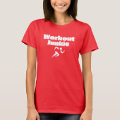 Workout Junkie Vrouwen Basic T-shirt (Voorkant)