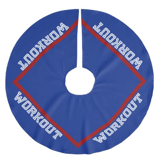 WORKOUT Kerstmis Kerstboom Rok (Voorkant)