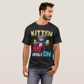 Workout Kitten Mijn gedempte werkout Retro Cat 2 T-shirt (Voorkant volledig)