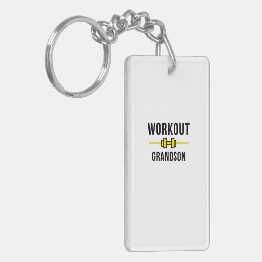Workout kleinson sleutelhanger (Voorkant Links)