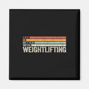 Workout leven is beter met gewichtheffen magneet