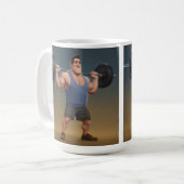 Workout Man Koffiemok (Voorkant links)
