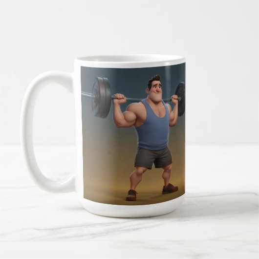 Workout Man Koffiemok (Links)