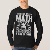 Workout Math Weightlifting Rule Of Three  Training T-shirt (Voorkant)