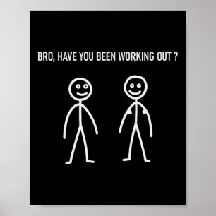 Workout meme lift grappige gym en bodybuilding zeg poster