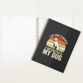 Workout Met Mijn Hond Retro Zonsondergang Planner (Display)