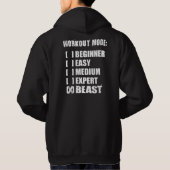 Workout Mode - BEAST Hoodie (Achterkant)