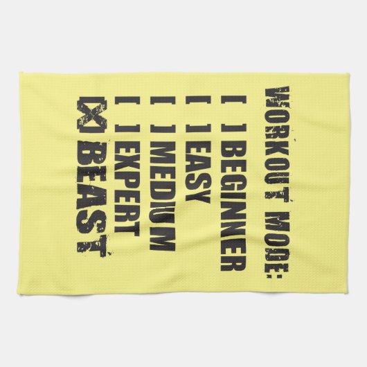 Workout Mode - BEAST Theedoek (Horizontaal)