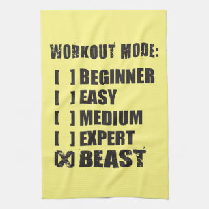 Workout Mode - BEAST Theedoek