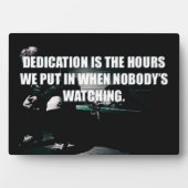 Workout Motivatie - Toewijding Fotoplaat (voorkant)