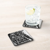 Workout Motivatie - Train als een atleet Bier Onderzetter (Rechterzijde)