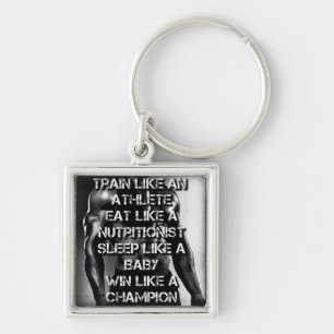 Workout Motivatie - Train als een atleet Sleutelhanger