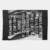 Workout Motivatie - Train als een atleet Theedoek (Horizontaal)