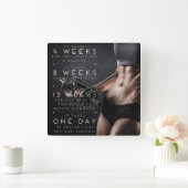 Workout Motivatie - Verandering Vierkante Klok (Huis)