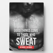 Workout Motivatie - Zweet Fotoplaat (voorkant)