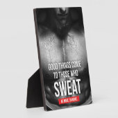 Workout Motivatie - Zweet Fotoplaat (Zijkant)