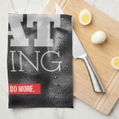 Workout Motivatie - Zweet is vet huilen Theedoek (Quarter Fold)