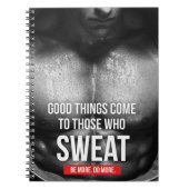 Workout Motivatie - Zweet Notitieboek (Voorkant)