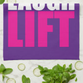 Workout Motivation - Love, Laugh, Lift Theedoek (Gevouwen)