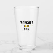 Workout ninja glas (Voorkant)