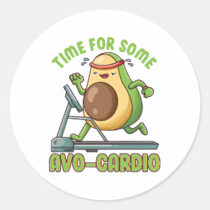 Workout Oefening Grappige Humor Spreuken Citaten Ronde Sticker
