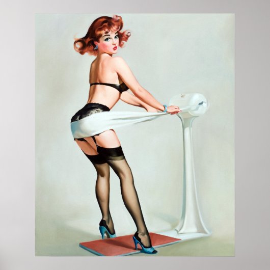 Workout Pinup Poster (Voorkant)